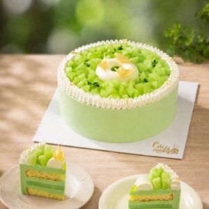 bánh mousse dưa lưới minty